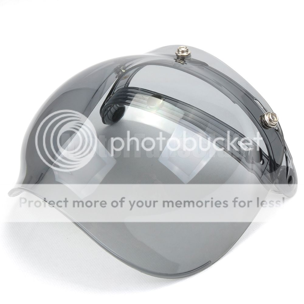 Flip Up 3Snap Tinted Bubble Optical Shield Visor Mask for Helmets eBay